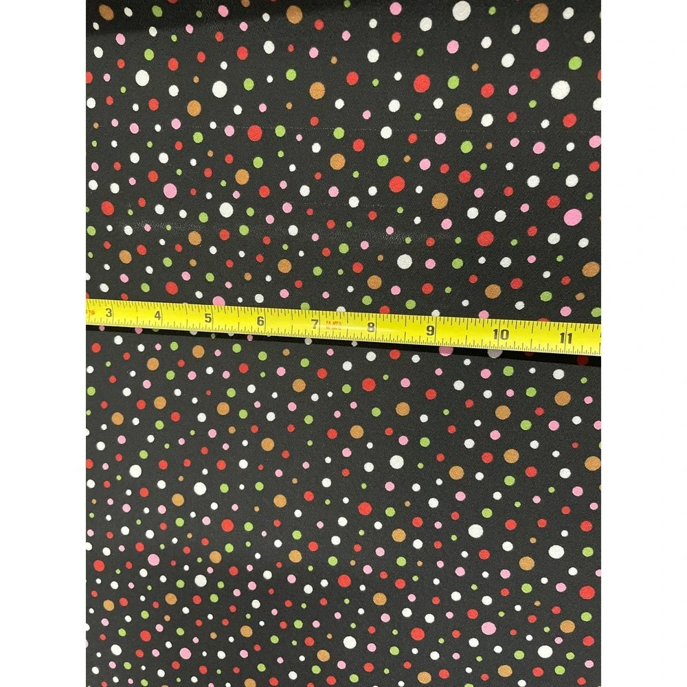 Fabric Piece‎ Black Dots 60